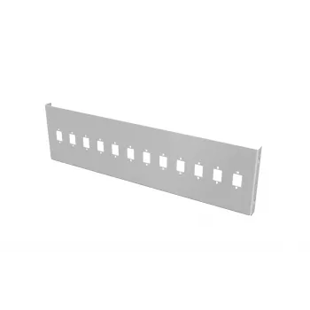 Plaque adaptateur fibre optique EFB Elektronik 12 SC duplex pour mini-distributeur mural 53605.1V2 (53605.4V2)