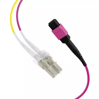 EFB ELEKTRONIK Câble trunk MPO-PLUS(F)-LC OM4 8 fibres type B LSZH violet érika 3m