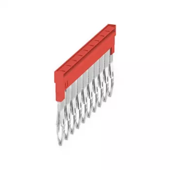 Connecteur transversal Weidmüller ZQV 1.5N/10 RD, 10 pôles, 1,5 mm², rouge, Wemid, 20 pièces