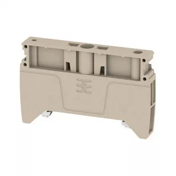 Équerre d'extrémité Weidmüller AEB 35 SC1 beige
