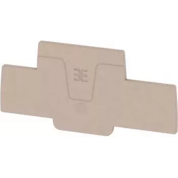 Plaque d'extrémité Weidmüller AEP 2T 2.5, beige, pour bornes A2T 2.5, 20 pièces