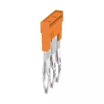 Connecteur transversal Weidmüller ZQV 2.5N 3, série A, 2,5 mm², 3 pôles, orange