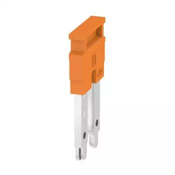 Connecteur transversal Weidmüller ZQV 10N/2, 2 pôles, orange, 1000 V, 57 A