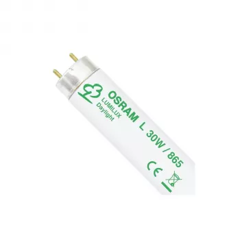 Tube fluorescent OSRAM L T8 30W/865 G13 90 cm lumière du jour