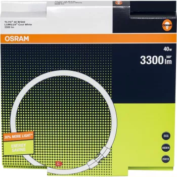 Lampe fluorescente circulaire OSRAM LUMILUX T5 FC 40W 840 Blanc froid 2GX13