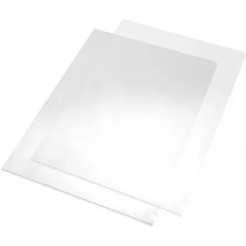 Eichner 100 pochettes à documents cristal transparent lisse DIN A4