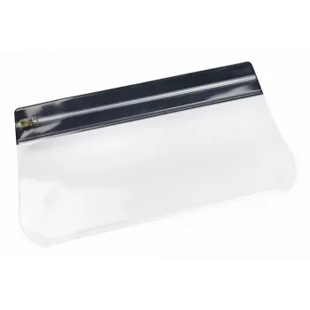 Eichner sachet à fermeture coulissante transparent/noir, lot de 10