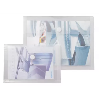 Eichner 10 pochettes à documents transparentes lisses A4