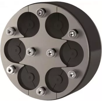 Système d'entrée de câbles Hauff-Technik HRD 125-SG-6/6-31 pour 6 câbles