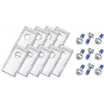 Ensemble de lames de rechange Bosch VISIMOW18V (3 lames) - Accessoire d'origine pour tondeuses sans fil