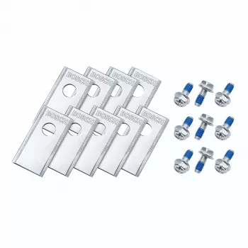 Ensemble de lames de rechange Bosch VISIMOW18V (3 lames) - Accessoire d'origine pour tondeuses sans fil