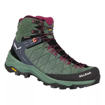 SALEWA Alp Trainer 2 Mid GTX chaussures de randonnée femme - Duck Green / Rhododendron - UK 4 (EU 36,5)