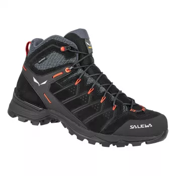 Chaussures de randonnée SALEWA Alp Mate Mid WP Black Out/Fluo Orange UK 7.5 (EU 41)