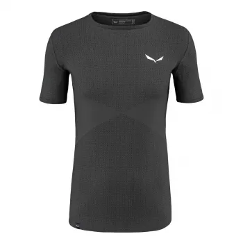 T-shirt homme Salewa Zebru Medium Warm Merino Onyx M