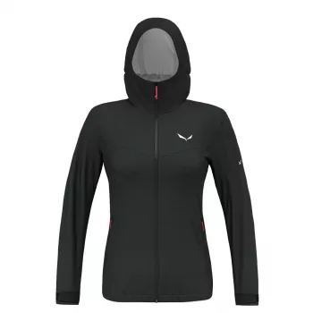 Veste femme Salewa Puez Aqua 4, Black Out