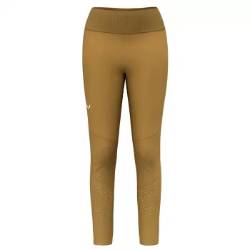 Collants femme Salewa Pedroc Dry Resp Hybrid - Golden Brown, XS/S