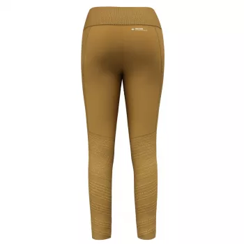 Collants femme Salewa Pedroc Dry Resp Hybrid - Golden Brown, XS/S