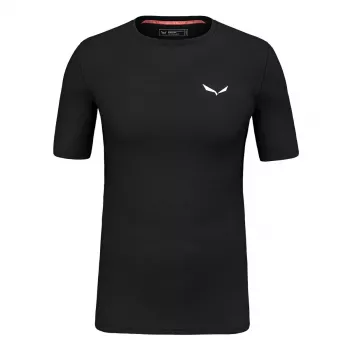 T-shirt Salewa Cristallo Warm Merino Wool, taille S, Black Out