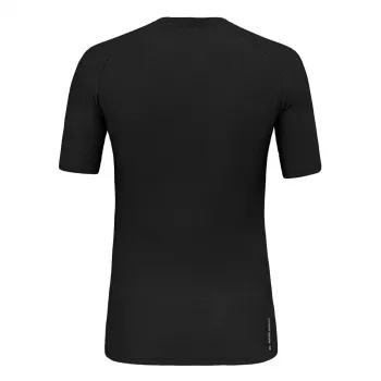 T-shirt Salewa Cristallo Warm Merino Wool, taille S, Black Out