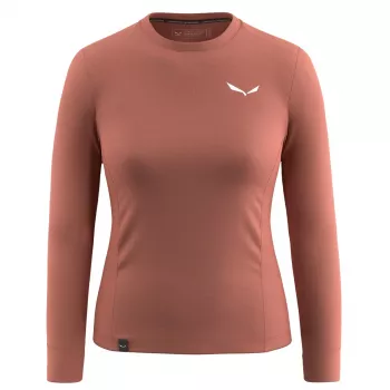 Sweat Salewa Puez Dry Tee pour femme, Etruscan Red