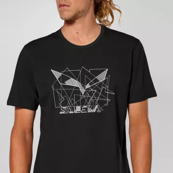 T-shirt SALEWA Eagle Geo Black Out (M)
