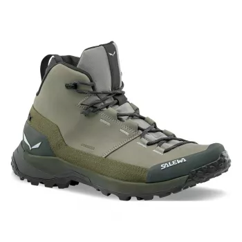 Chaussures de randonnée SALEWA Puez Leather Mid PTX Shadow Dark Olive EU 43