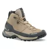 Chaussures SALEWA Puez Leather Mid PTX pour femme Quicksand Onyx UK