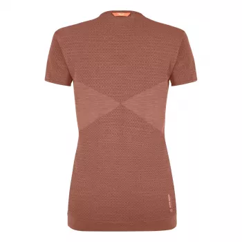 T-shirt Salewa Zebru Medium Warm Merino - Etruscan Red, taille M