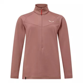 Veste polaire à zip intégral Puez Cammino Fleece SALEWA femme Desert Pink 38 M