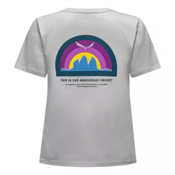 T-shirt Eagle Anniversary pour femme Salewa, Optical White