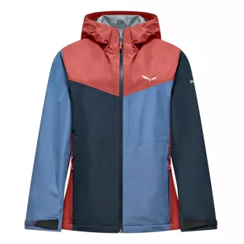 Salewa Puez Aqua 4 PTX 2.5L veste - Etruscan Red/Multi
