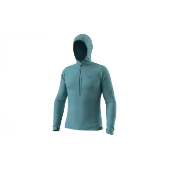 Sweat à demi-zip Dynafit Traverse Thermal 1/2 Zip, bleu fumée, L