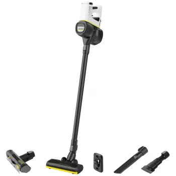 Aspirateur balai 2-en-1 Kärcher VC 4 Cordless myHome Pet, sans sac, noir/Blanc, 0,65 L