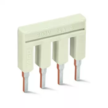 WAGO 2002-407 cavalier Push-in, 7 voies, isolé, gris clair