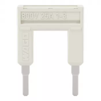 WAGO 2002-433 Jumper, from 1 to 3, Insulated, 25 A, Light Grey