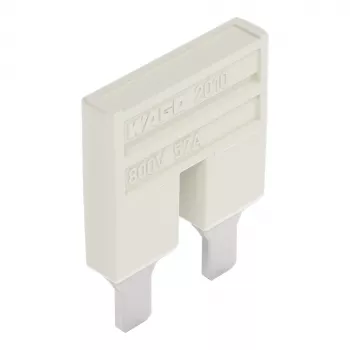 WAGO 2010-402 Push-in Jumper, 2-Way, Insulated, Light Grey