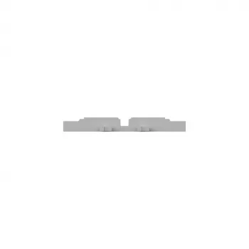 Adaptateur de montage WAGO 221-2525 pour connecteurs de raccordement série 221, lot de 5, gris