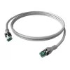Câble patch EasyLan saCon DualBoot S/FTP bleu 2,00m Cat.6A - FTP - SFTP