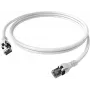 Câble patch EasyLan saCon DualBoot S/FTP blanc 1,0 m Cat.6A