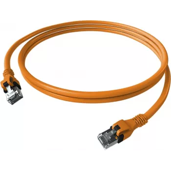 Câble patch EasyLan saCon DualBoot S/FTP orange 3,00 m Cat.6A