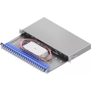 Boîtier d'épissure fibre optique EASYLAN LSB1C225 Basic 1U 24x SC-Duplex OS2 extractible