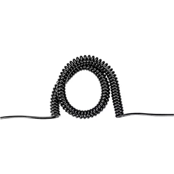 Bachmann câble spiralé H05VV-F 3G1,5 noir lisse coupé - câble