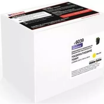 Cartouche de toner jaune compatible Edding EDD-6039 remplaçant Lexmark 70C2HY0