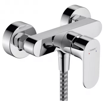 Mitigeur de douche Hansgrohe Rebris S à levier unique pour montage en saillie, chrome