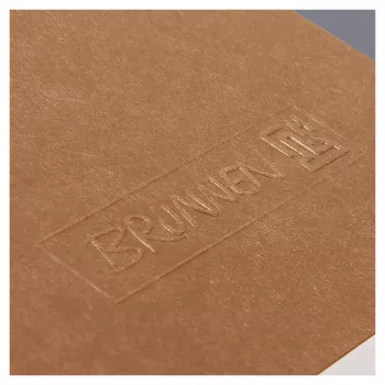 Carnet BRUNNEN FACT!plus A4 quadrillé 96 feuilles marron 104347270
