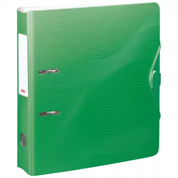 BRUNNEN WAVE Classeur à levier vert plastique 7,0 cm DIN A4