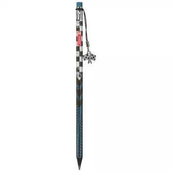 Crayon graphite Brunnen Fast Wheels HB bleu avec gomme 1 pièce