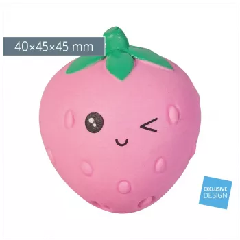 Gomme BRUNNEN Fruity Love rose 1 pièce