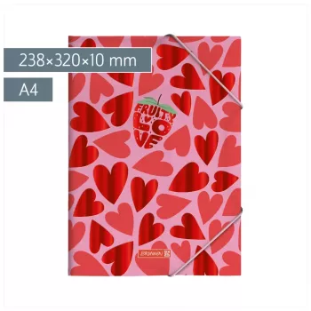 BRUNNEN Fruity Love Collection Classeur A4 rose/rouge, 1 pièce (1041604522)