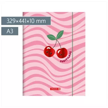 BRUNNEN Fruity Love Collection Chemise A3 rose/rouge, 1 pièce (1047030522)